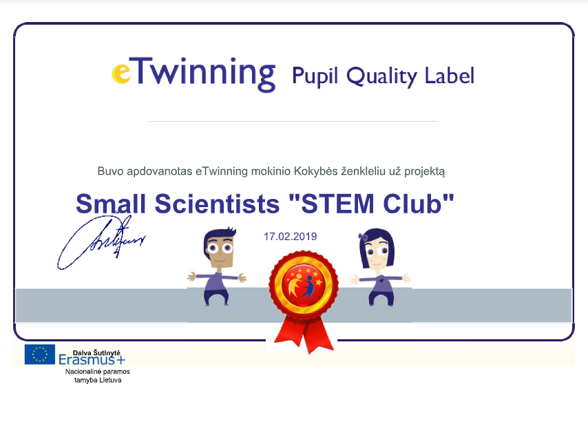 „Small Scientist „Stem Club“