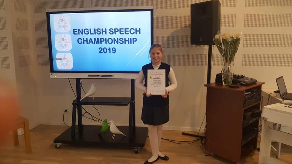 Čempionatas “English Speech Championship 2019”